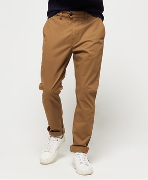 Superdry International Merchant Chinos Férfi Nadrág Barna | YSQOZ6349